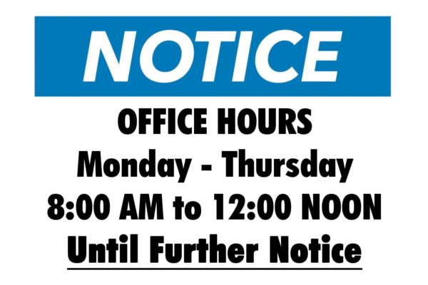 Notice: Office Hours Change – Trillium International School